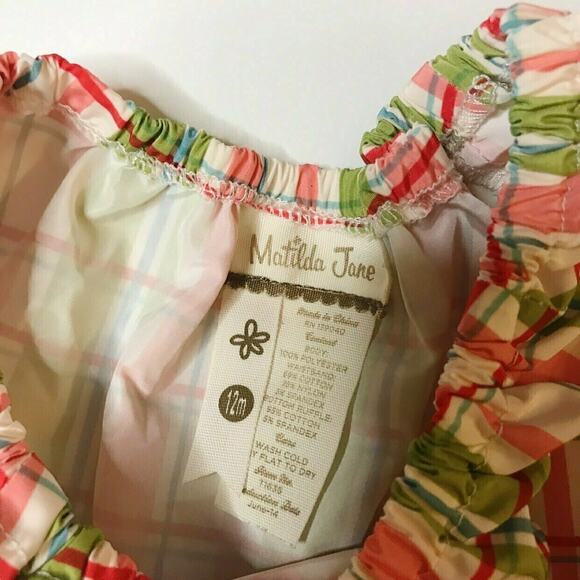 Matilda Jane Secret Fields Tied with a Bow Peasant Top 12M - Picture 3 of 4